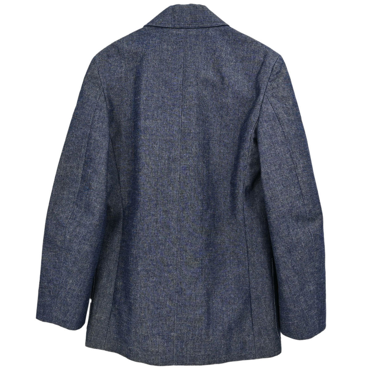Chanel 2000 Single Breasted Denim Jacket Indigo #38