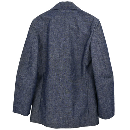 Chanel 2000 Single Breasted Denim Jacket Indigo #38
