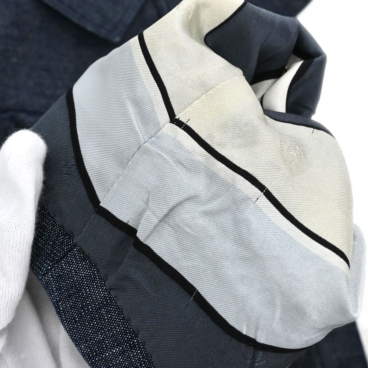 Chanel 2000 Single Breasted Denim Jacket Indigo #38