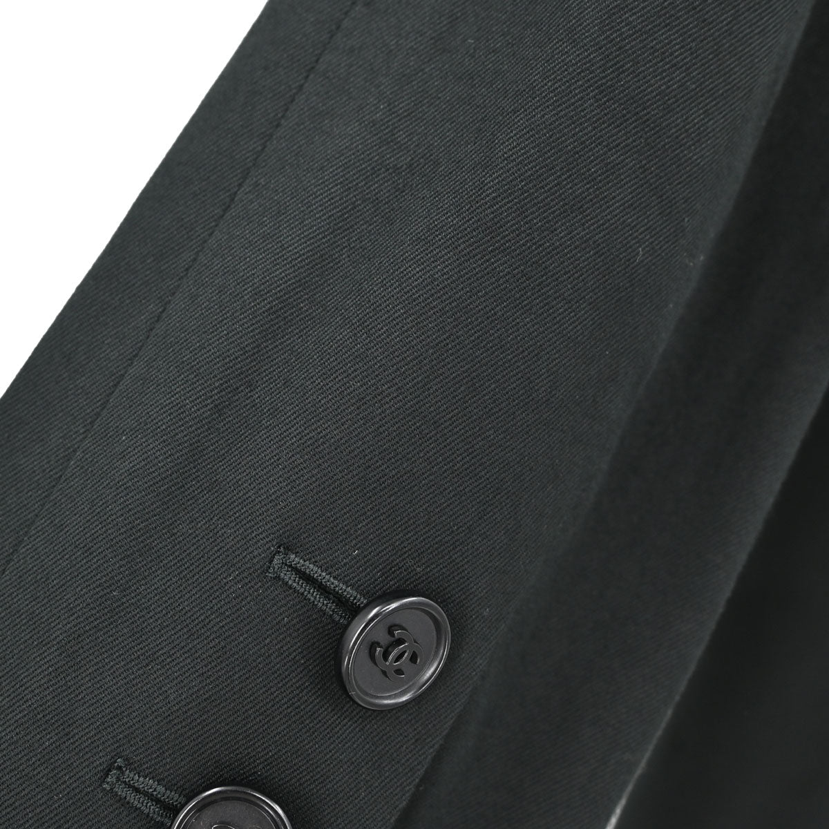 Chanel 1998 Double Breasted Jacket Black #36