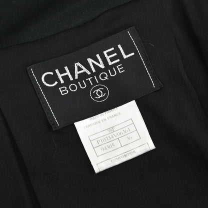 Chanel 1998 Double Breasted Jacket Black #36