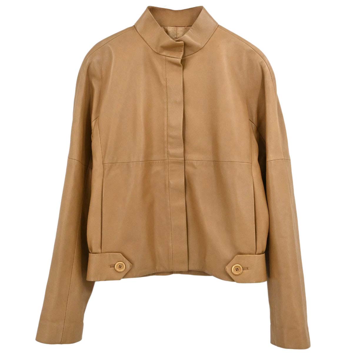 Loewe Sheepskin Leather Jacket Beige #38