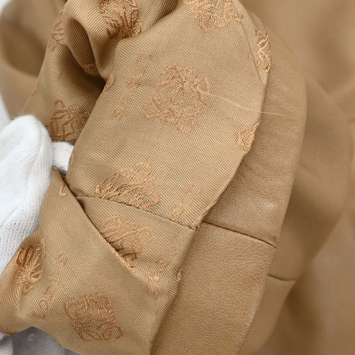 Loewe Sheepskin Leather Jacket Beige #38