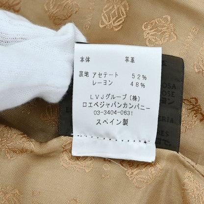 Loewe Sheepskin Leather Jacket Beige #38