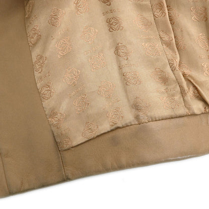 Loewe Sheepskin Leather Jacket Beige #38