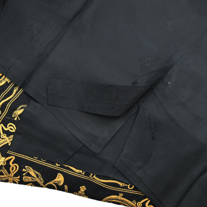 Hermes Jacket Vest Equestrian Black #50