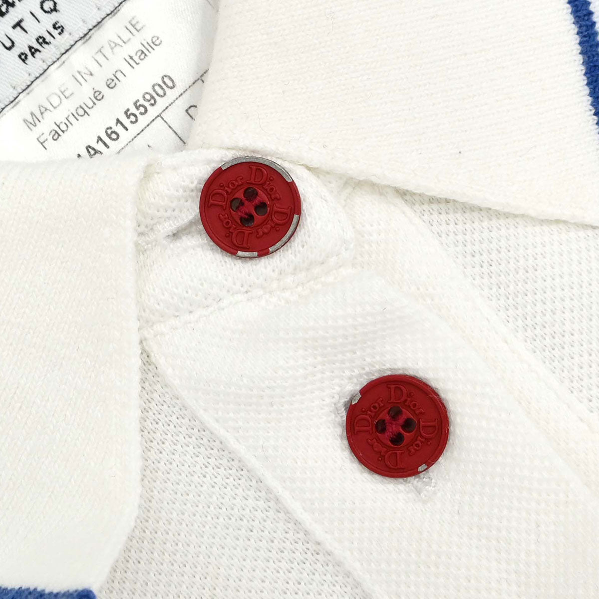 Christian Dior 2004 Polo Shirt Embroidery White #36
