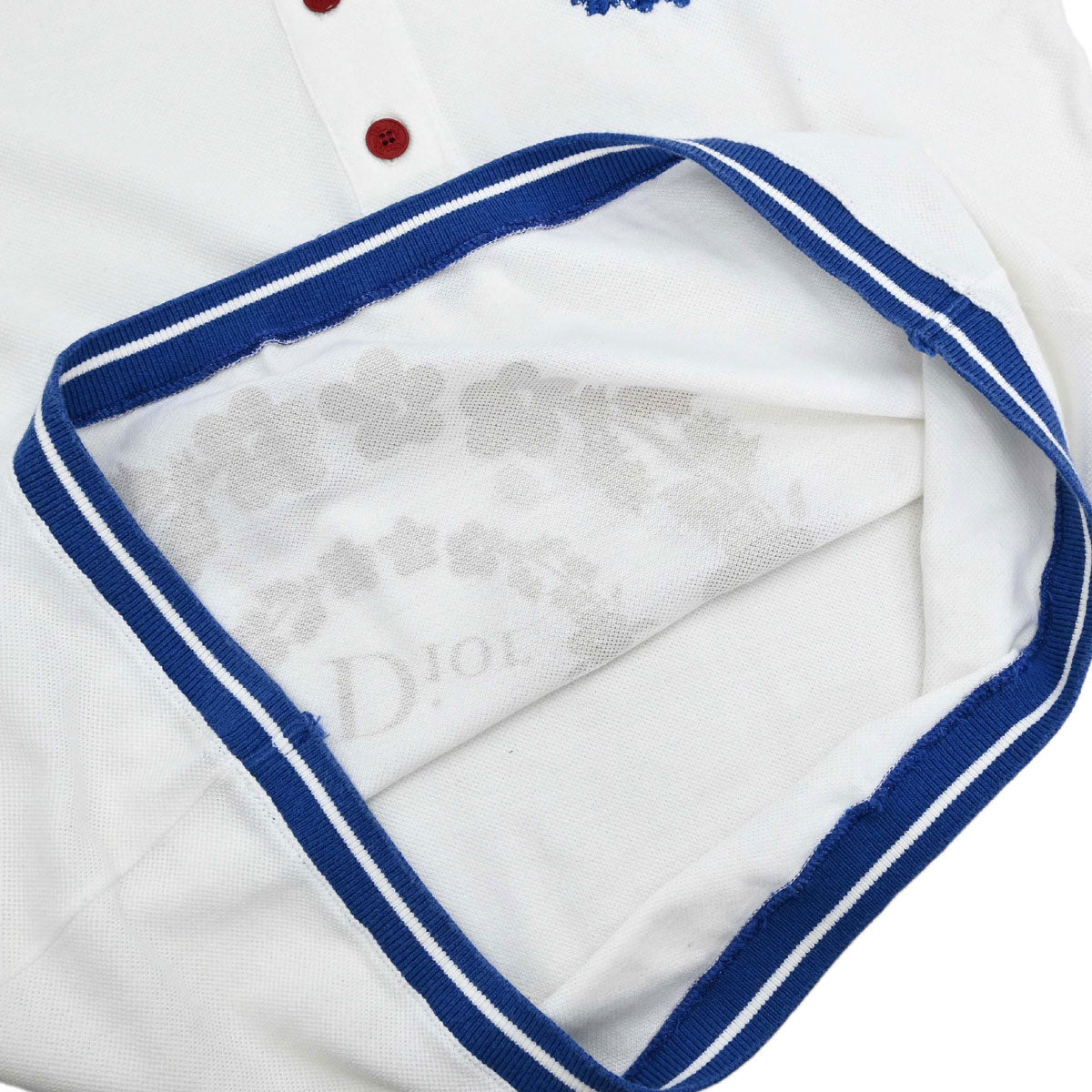 Christian Dior 2004 Polo Shirt Embroidery White #36