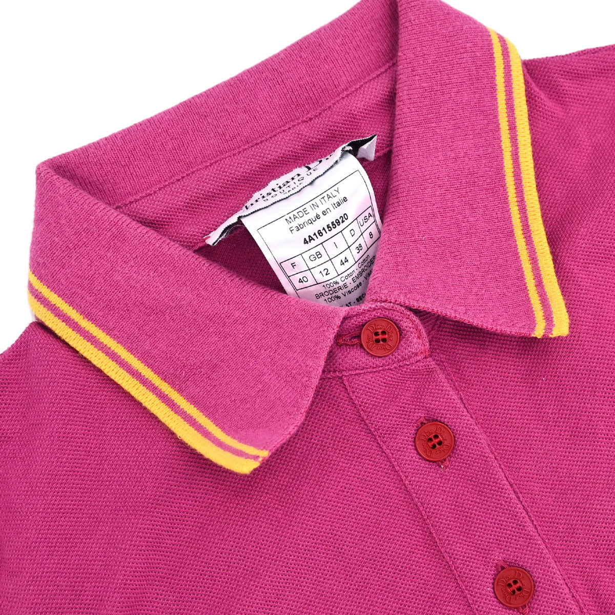 Christian Dior 2004 Tank Top Embroidery Pink #40