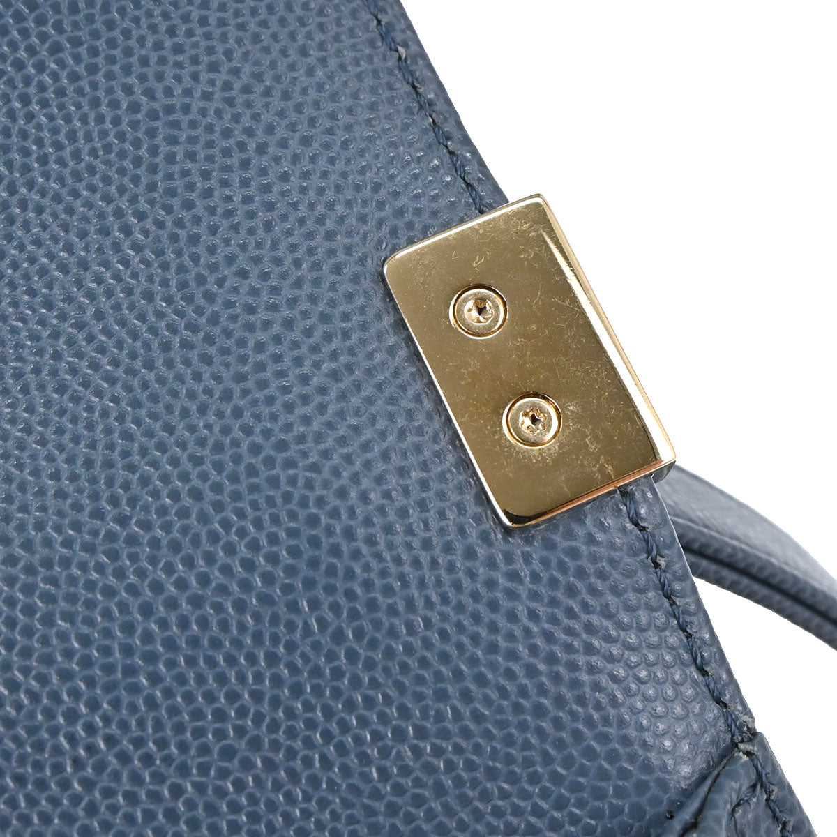 Boy Chanel 2018 Light Blue Caviar Skin Small Chain Shoulder Bag