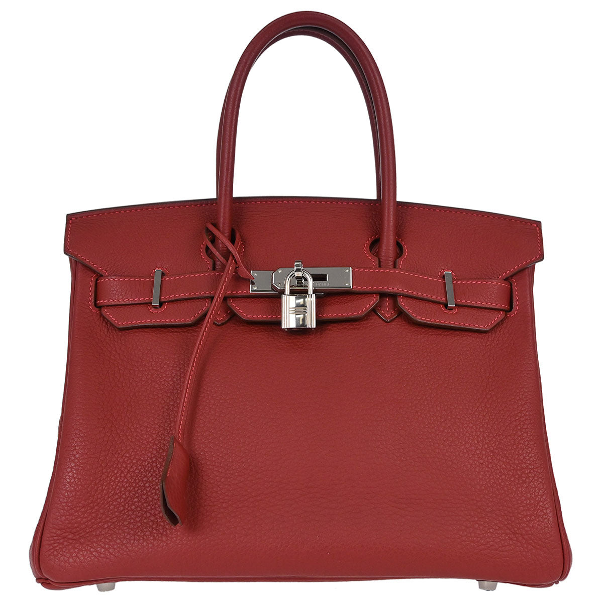Hermes Rouge Vif Togo Birkin 30 Handbag
