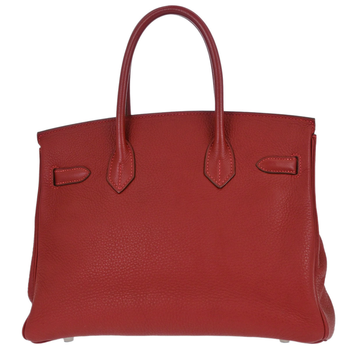 Hermes Rouge Vif Togo Birkin 30 Handbag