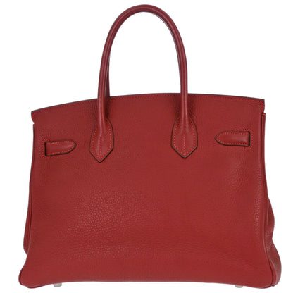 Hermes Rouge Vif Togo Birkin 30 Handbag