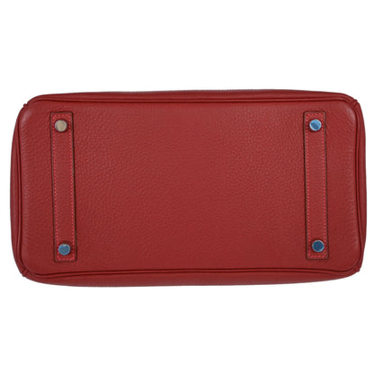 Hermes Rouge Vif Togo Birkin 30 Handbag