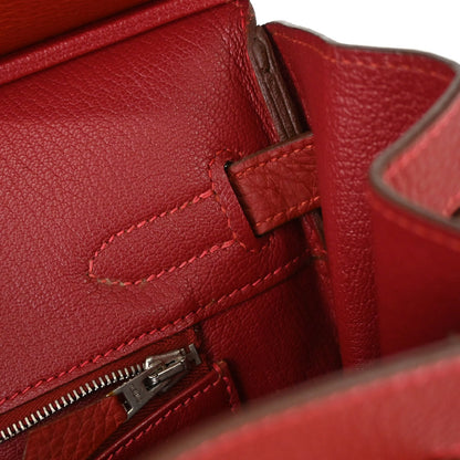Hermes Rouge Vif Togo Birkin 30 Handbag