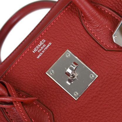 Hermes Rouge Vif Togo Birkin 30 Handbag
