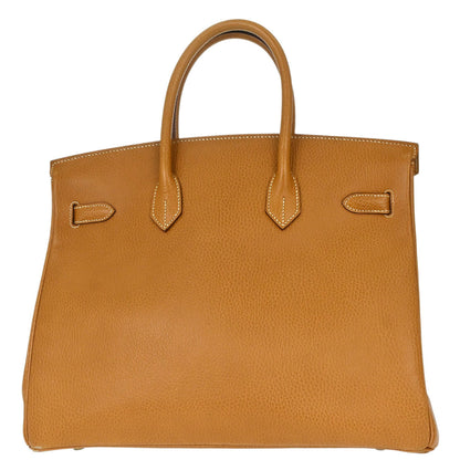 Hermes Natural Ardennes Birkin 35 Handbag