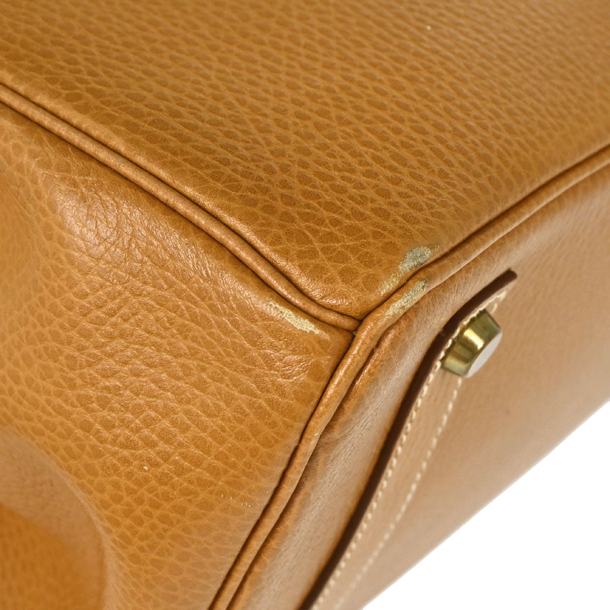 Hermes Natural Ardennes Birkin 35 Handbag