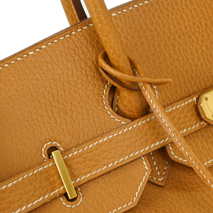 Hermes Natural Ardennes Birkin 35 Handbag
