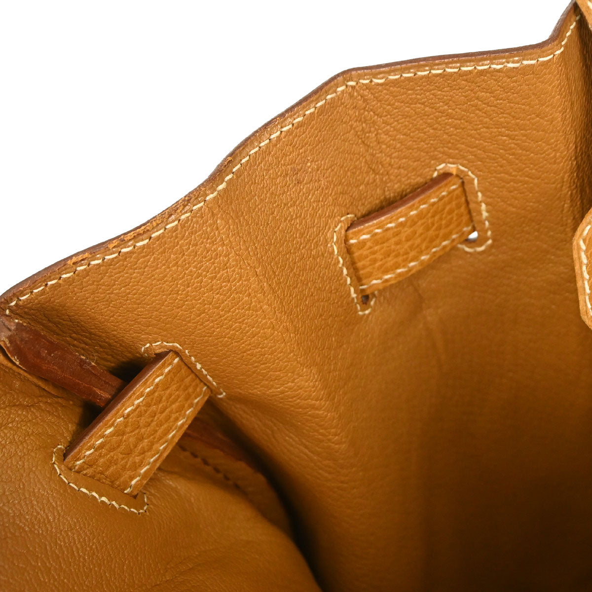Hermes Natural Ardennes Birkin 35 Handbag