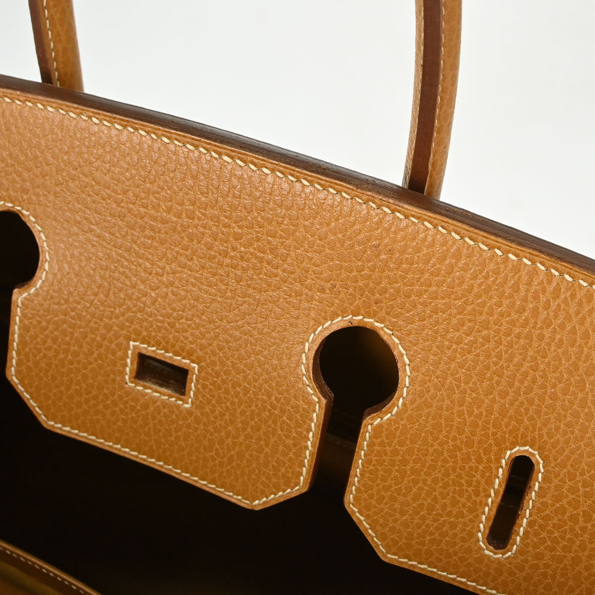 Hermes Natural Ardennes Birkin 35 Handbag