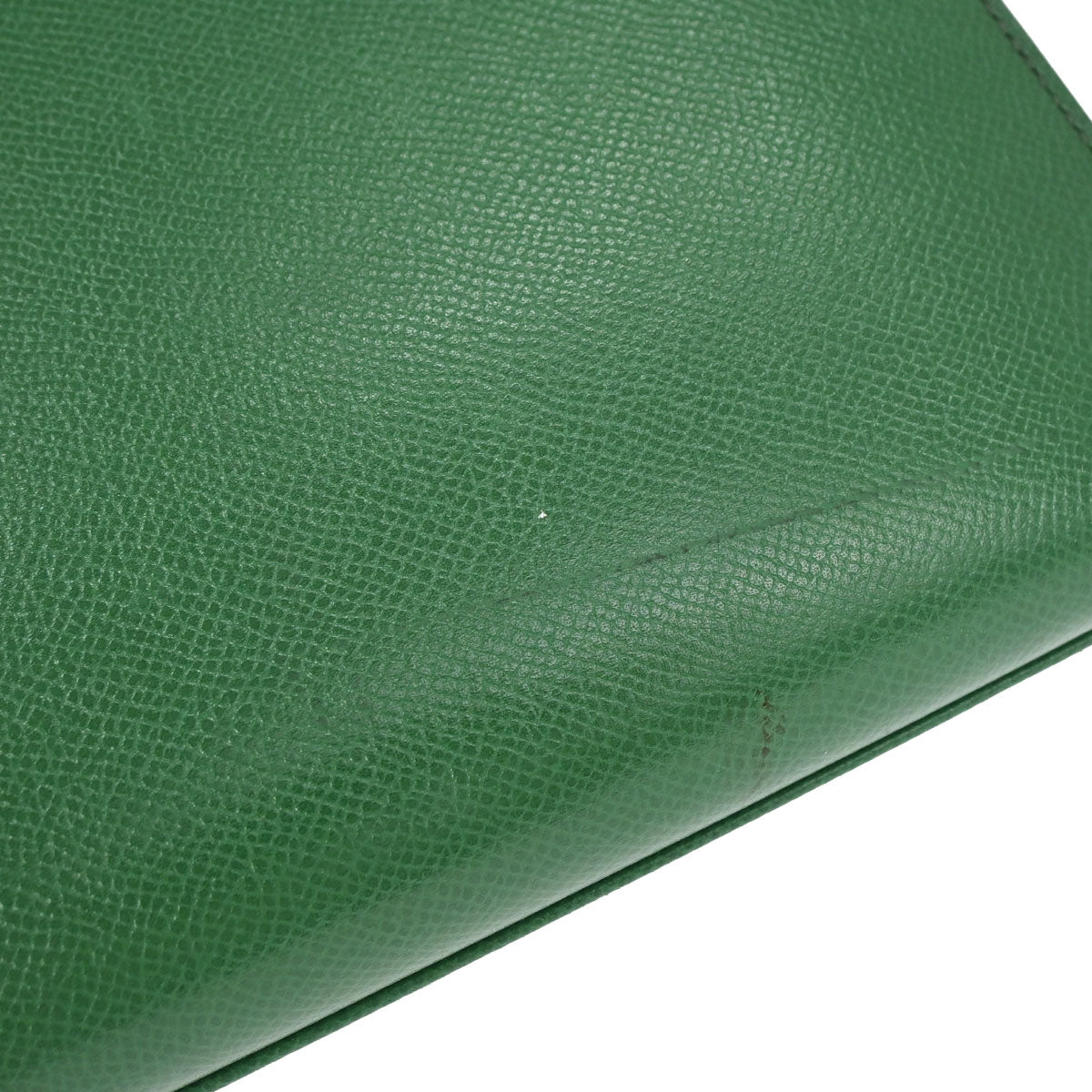 Hermes Green Courchevel Kelly 28 Sellier 2way Shoulder Handbag