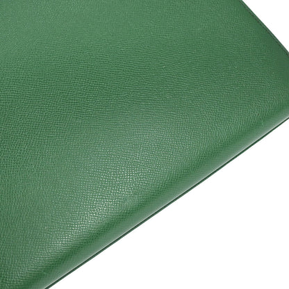 Hermes Green Courchevel Kelly 28 Sellier 2way Shoulder Handbag