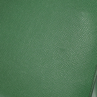 Hermes Green Courchevel Kelly 28 Sellier 2way Shoulder Handbag