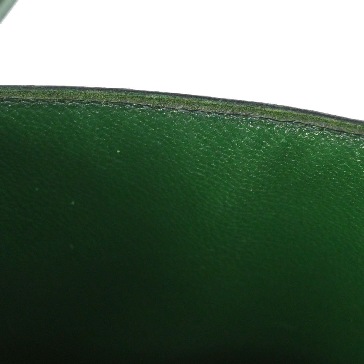 Hermes Green Courchevel Kelly 28 Sellier 2way Shoulder Handbag