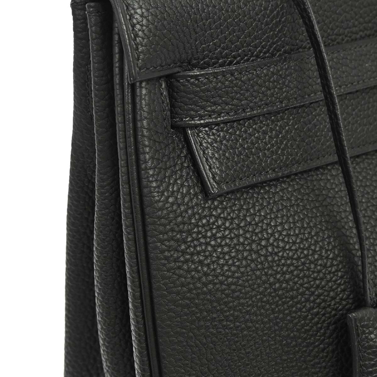 Hermes Black Taurillon Clemence Kelly 32 Retourne 2way Shoulder Handbag