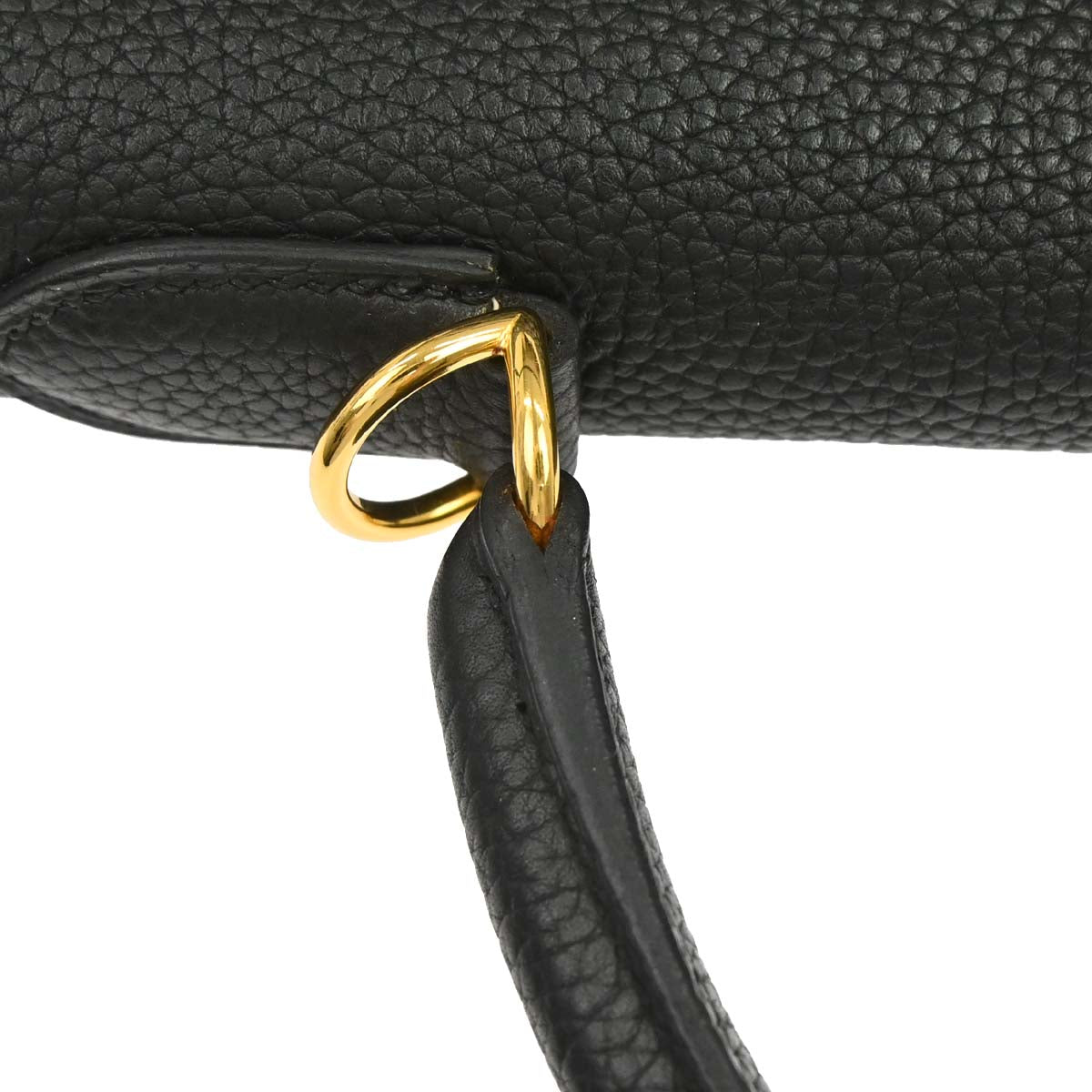 Hermes Black Taurillon Clemence Kelly 32 Retourne 2way Shoulder Handbag