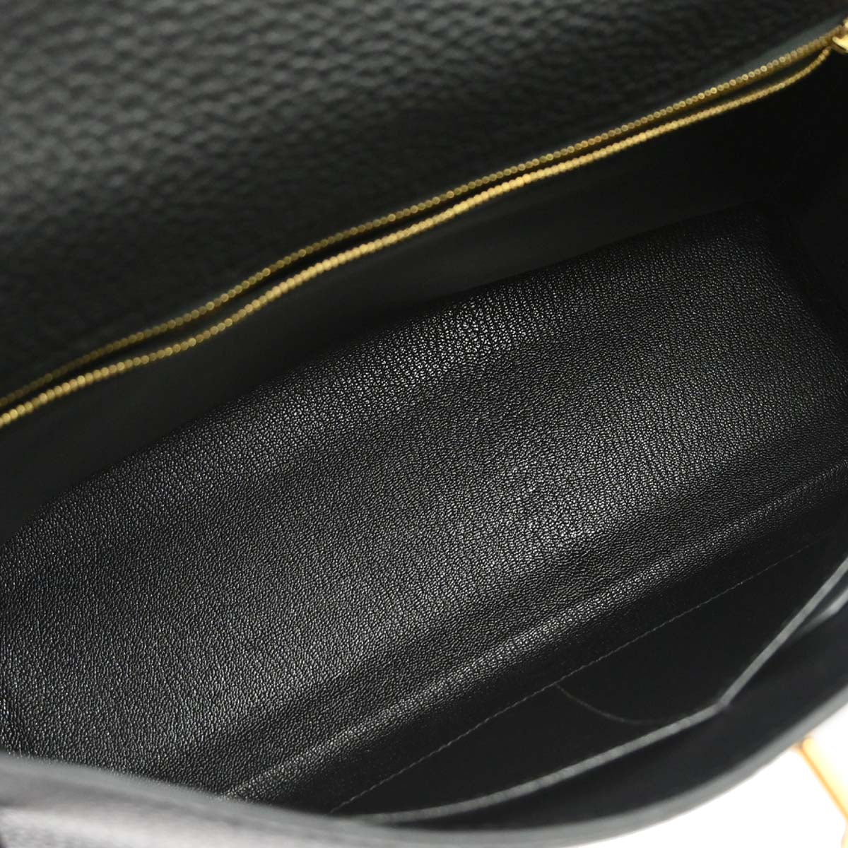 Hermes Black Taurillon Clemence Kelly 32 Retourne 2way Shoulder Handbag