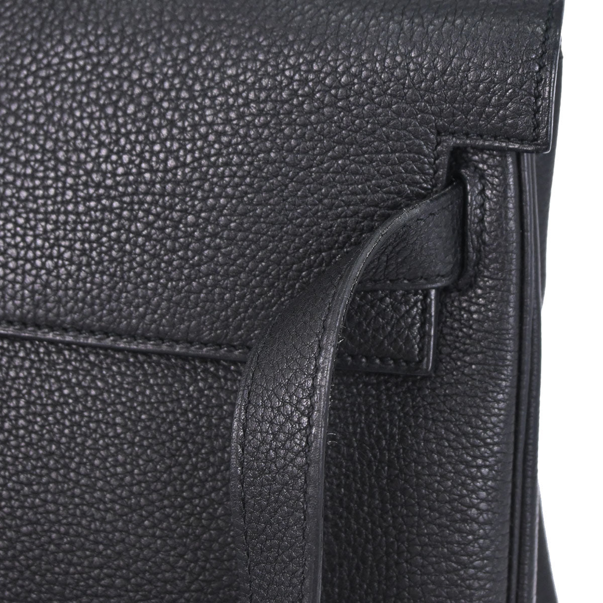 Hermes Black Togo Kelly 35 Retourne 2way Shoulder Handbag