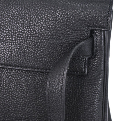 Hermes Black Togo Kelly 35 Retourne 2way Shoulder Handbag