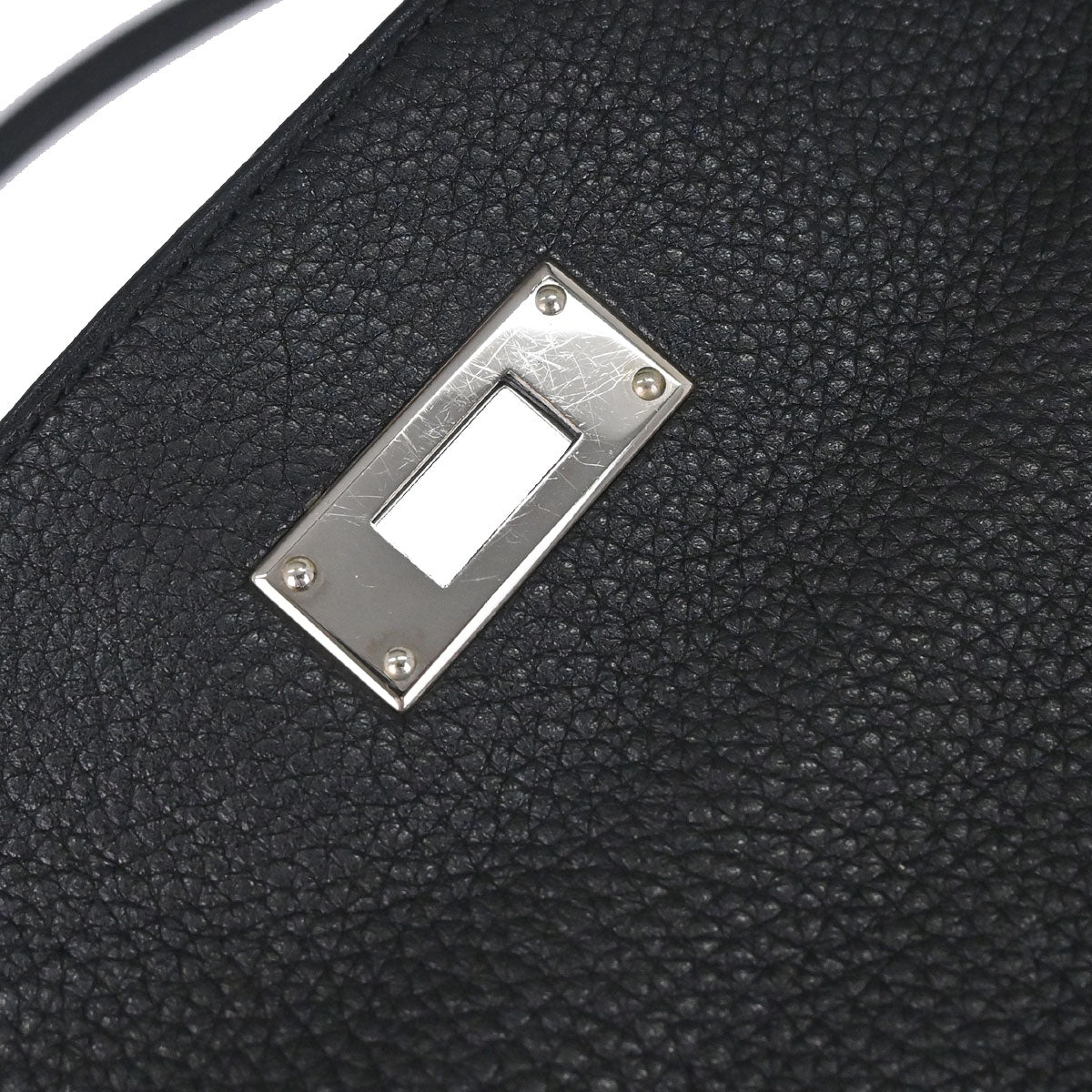 Hermes Black Togo Kelly 35 Retourne 2way Shoulder Handbag