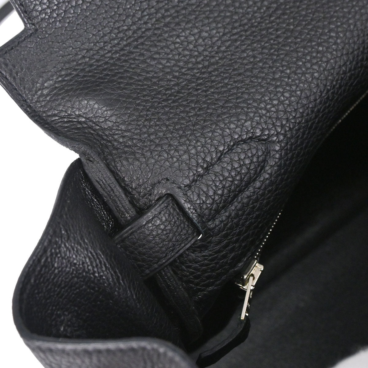 Hermes Black Togo Kelly 35 Retourne 2way Shoulder Handbag