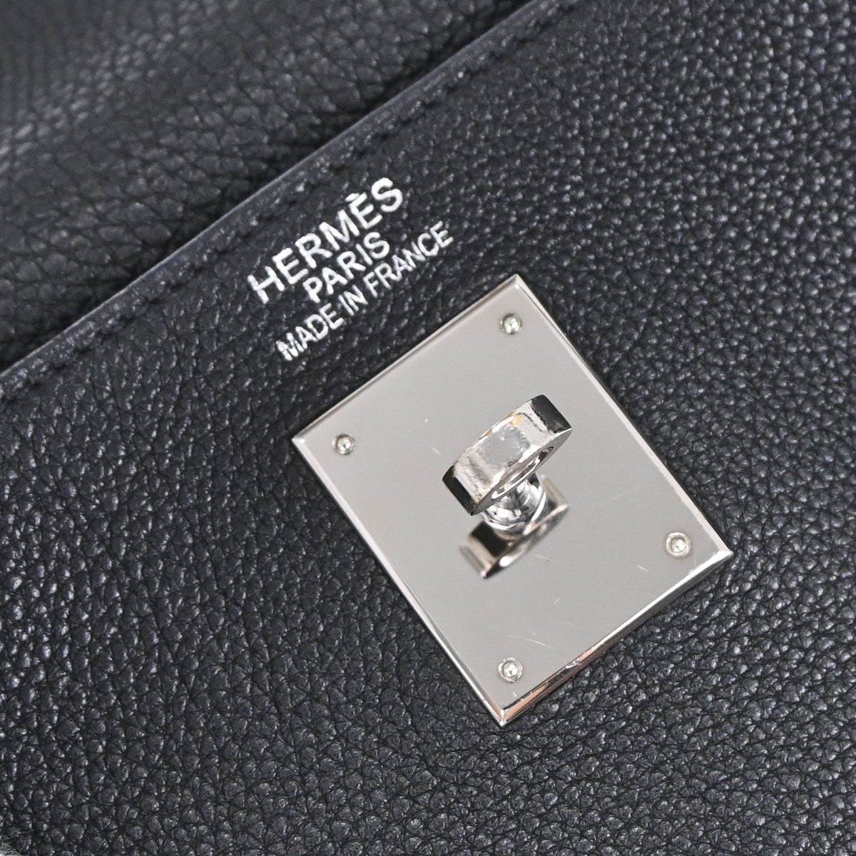 Hermes Black Togo Kelly 35 Retourne 2way Shoulder Handbag