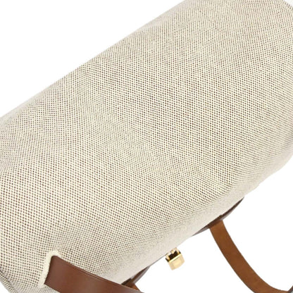 Hermes Beige Brown Toile H Herbag a Dos 2 in 1 Backpack