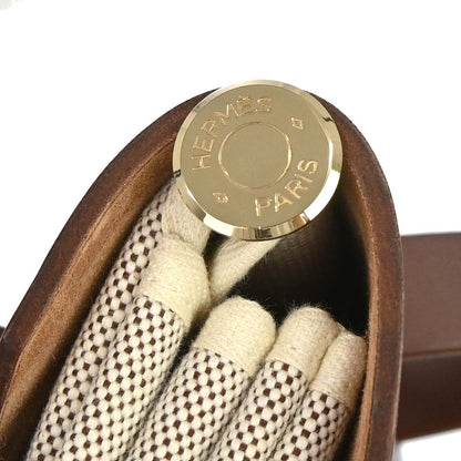 Hermes Beige Brown Toile H Herbag a Dos 2 in 1 Backpack