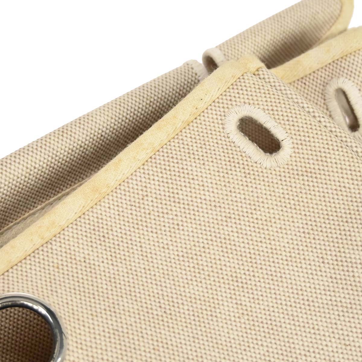 Hermes Natural Toile H Herbag a Dos 2 in 1 Backpack