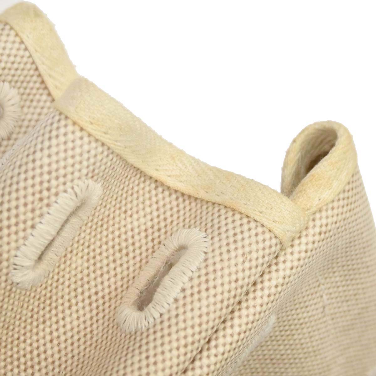 Hermes Natural Toile H Herbag a Dos 2 in 1 Backpack