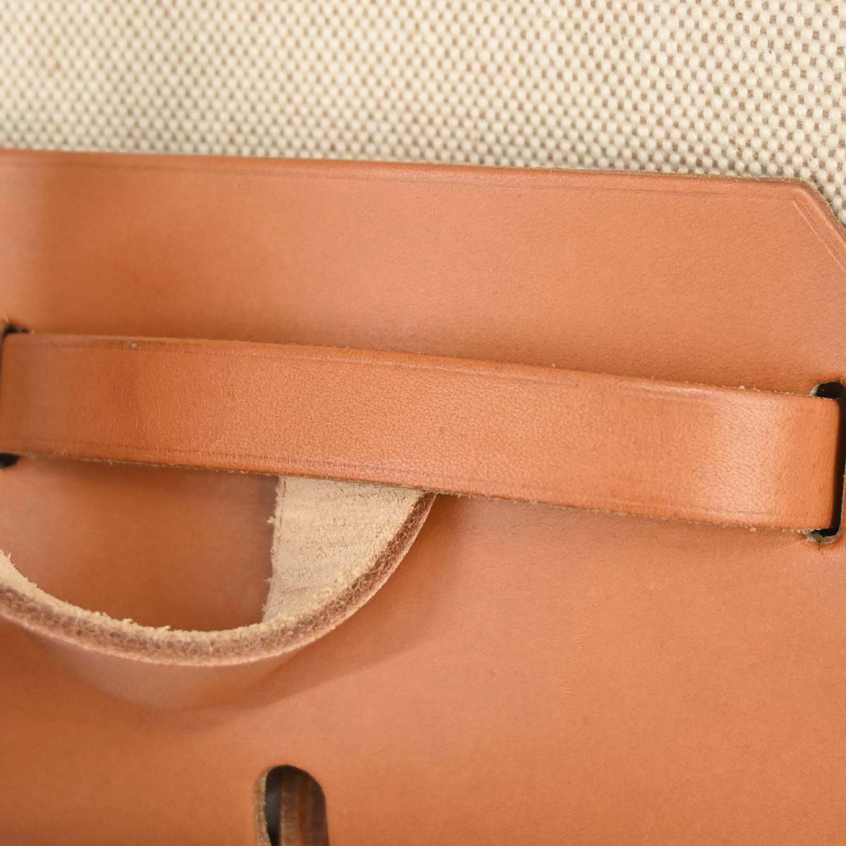 Hermes Natural Toile H Herbag a Dos 2 in 1 Backpack