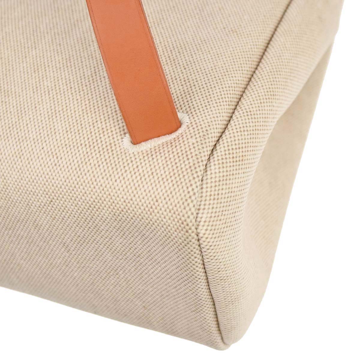 Hermes Natural Toile H Herbag a Dos 2 in 1 Backpack