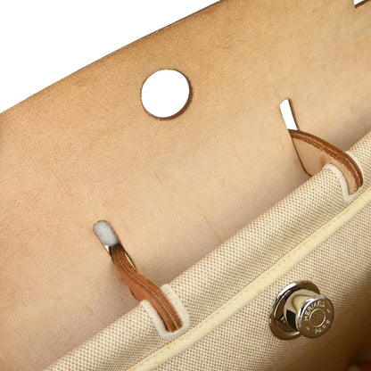 Hermes Natural Toile H Herbag a Dos 2 in 1 Backpack