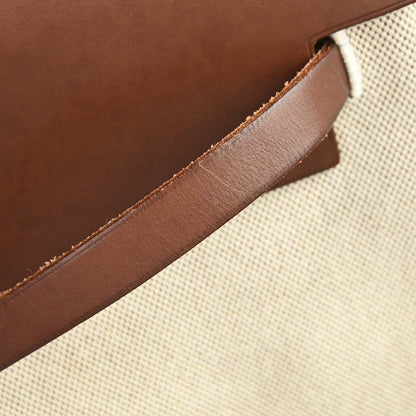 Hermes Beige Brown Toile H Herbag MM 2 in 1 Shoulder Handbag