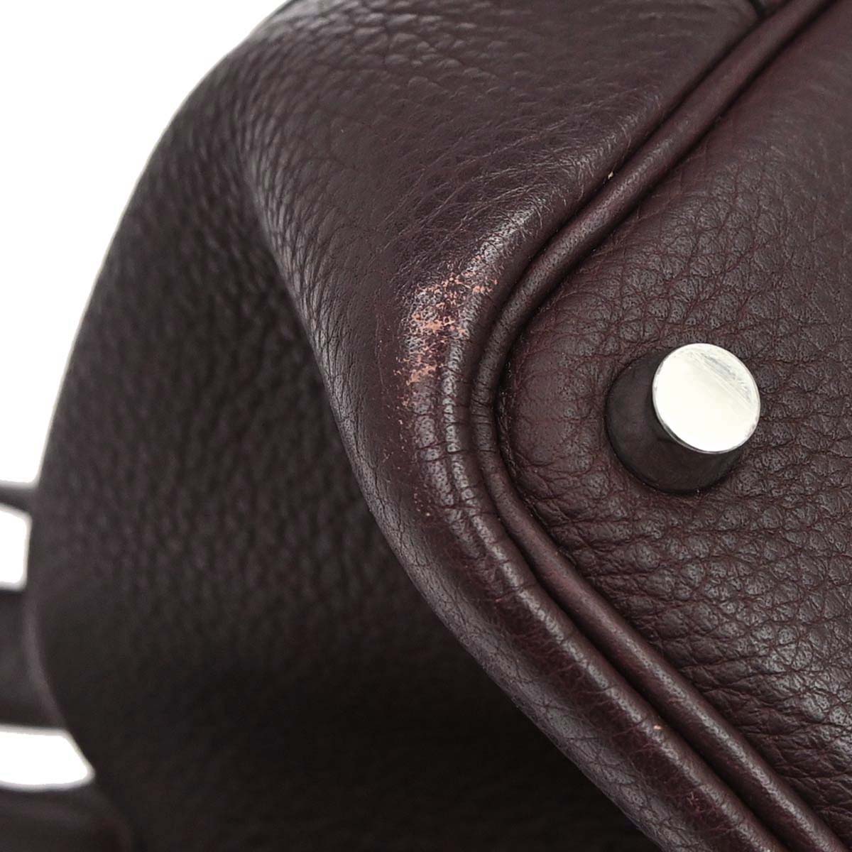 Hermes 2008 Havane Taurillon Clemence Picotin Lock 18 PM Handbag