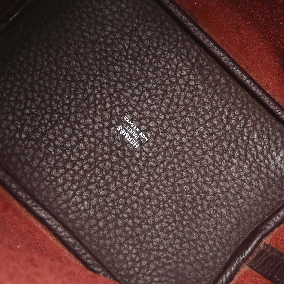 Hermes 2008 Havane Taurillon Clemence Picotin Lock 18 PM Handbag
