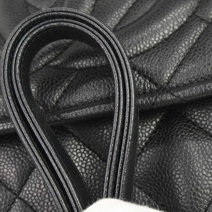 Chanel 2014 Black Caviar Skin Timeless CC Chain Tote Bag