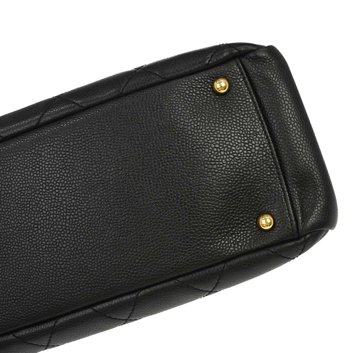 Chanel 2014 Black Caviar Skin Timeless CC Chain Tote Bag