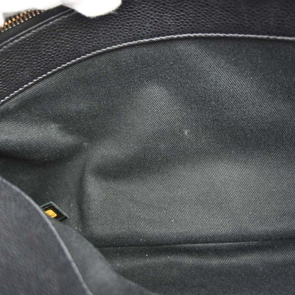Chanel 2014 Black Caviar Skin Timeless CC Chain Tote Bag
